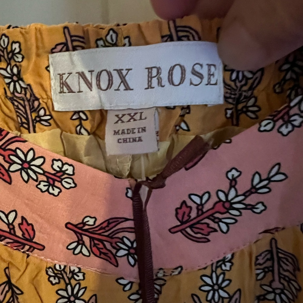 KNOX ROSE LONG SUMMER DRESS XXL NWT